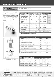1A225 datasheet pdf Mitel Semiconductor