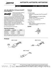HUF75307D3S datasheet pdf Intersil