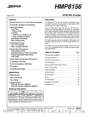HMP8156 datasheet pdf Intersil