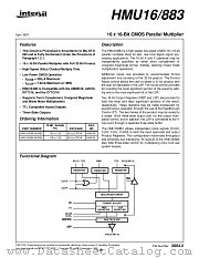HMU16GM-60883 datasheet pdf Intersil