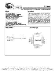 CY29940AIT datasheet pdf Cypress