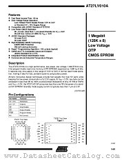 AT27LV010A-15TI datasheet pdf Atmel