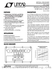 LTC1662CMS8 datasheet pdf Linear Technology