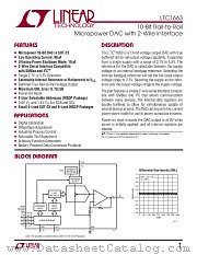 LTC1663IMS8 datasheet pdf Linear Technology