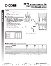 DDTA115TUA-7 datasheet pdf Diodes
