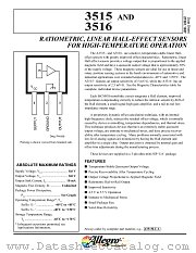 3515 datasheet pdf Allegro MicroSystems