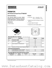 FDS6672 datasheet pdf Fairchild Semiconductor