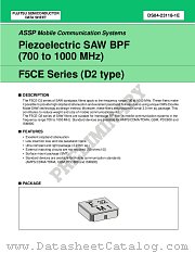 FAR-F5CE-906M00-K219-U datasheet pdf Fujitsu Microelectronics