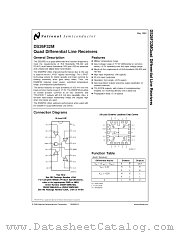 DS26F32MJ/883 datasheet pdf National Semiconductor