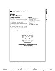 DS9622MW/883 datasheet pdf National Semiconductor