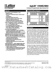 1048C datasheet pdf Lattice Semiconductor