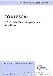 FOA1252A1 datasheet pdf Infineon