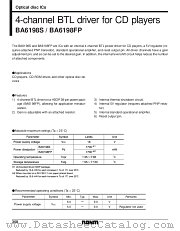 BA6198FP datasheet pdf ROHM