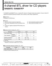 BA6897 datasheet pdf ROHM