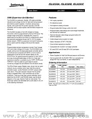 ISL6550A datasheet pdf Intersil