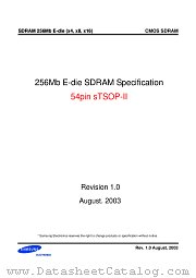 K4S560832E-NC(L)75 datasheet pdf Samsung Electronic
