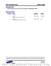 K6F1616T6B-EF55 datasheet pdf Samsung Electronic