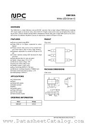 SM8120A datasheet pdf Nippon Precision Circuits Inc