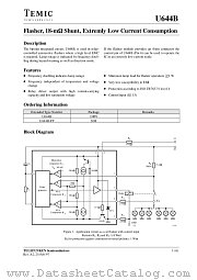 U644B datasheet pdf TEMIC