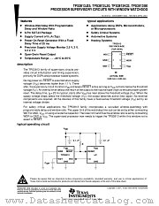 TPS3813J25DBV datasheet pdf Texas Instruments
