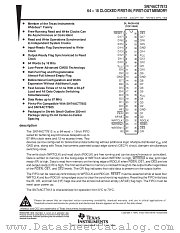 SN74ACT7813DL datasheet pdf Texas Instruments