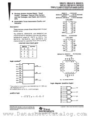 SN54S10W datasheet pdf Texas Instruments