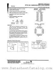 SN54LS245FK datasheet pdf Texas Instruments