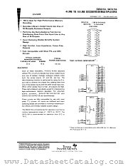 SN54154W datasheet pdf Texas Instruments