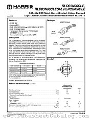 RLD03N06CLE datasheet pdf Fairchild Semiconductor