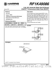 RF1K49086 datasheet pdf Fairchild Semiconductor