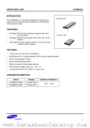 S1A0900X01-S0B0 datasheet pdf Samsung Electronic