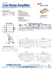 ZRL-2150 datasheet pdf Mini-Circuits