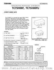 TC7SH00 datasheet pdf TOSHIBA