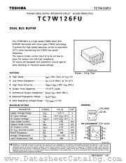 TC7W126 datasheet pdf TOSHIBA