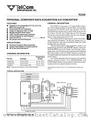 TC835CBU datasheet pdf TelCom Semiconductor