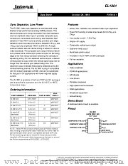 EL1881CSZ-T13 datasheet pdf Intersil