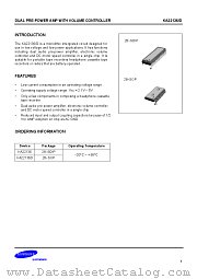 KA22136-D datasheet pdf Samsung Electronic