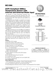 MC1066DBR2 datasheet pdf ON Semiconductor