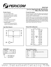 PI3C3245 datasheet pdf Pericom Technology