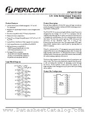 PI74LVTC245H datasheet pdf Pericom Technology