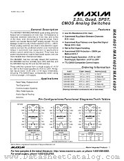 MAX4603EWE datasheet pdf MAXIM - Dallas Semiconductor