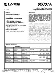 MD82C37A/B datasheet pdf Harris Semiconductor