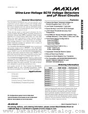 MAX6833_XRD_-T datasheet pdf MAXIM - Dallas Semiconductor