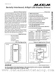 MAX7219ENG datasheet pdf MAXIM - Dallas Semiconductor