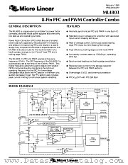 ML4803CP-2 datasheet pdf Micro Linear