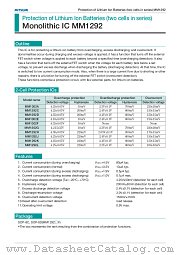MM1302F datasheet pdf Mitsumi Electric