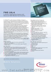 PMB8876 datasheet pdf Infineon