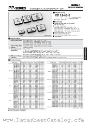 PP1R5-5-12 datasheet pdf DENSEI-LAMBDA