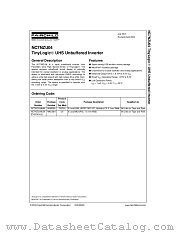 NC7NZU04L8X(PRELIMINARY) datasheet pdf Fairchild Semiconductor