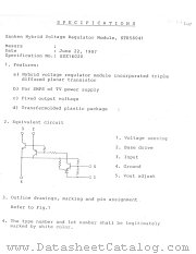 STR58041 datasheet pdf Sanken